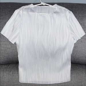Elegant White Women's Top